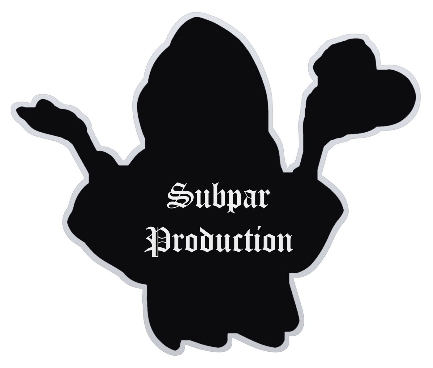Subpar Production challenge coin, back